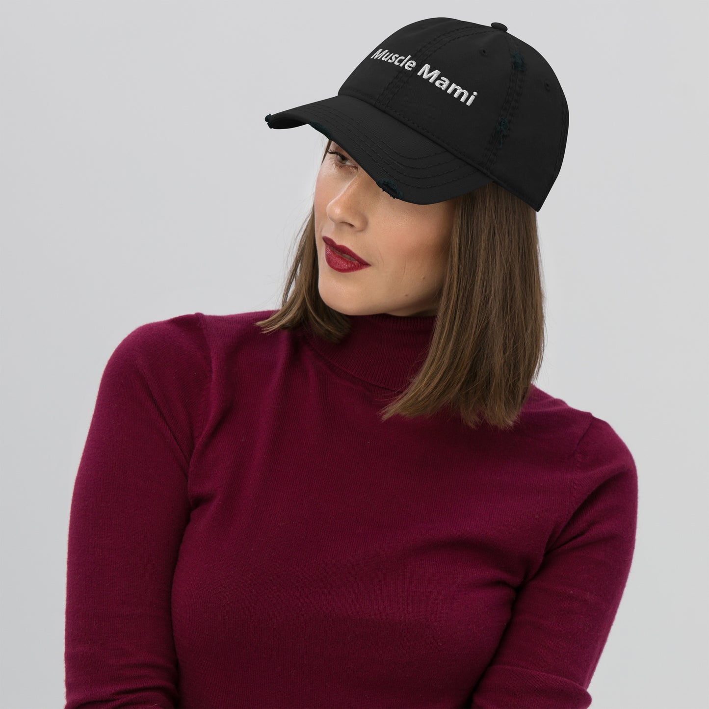Muscle Mami - Distressed Dad Hat