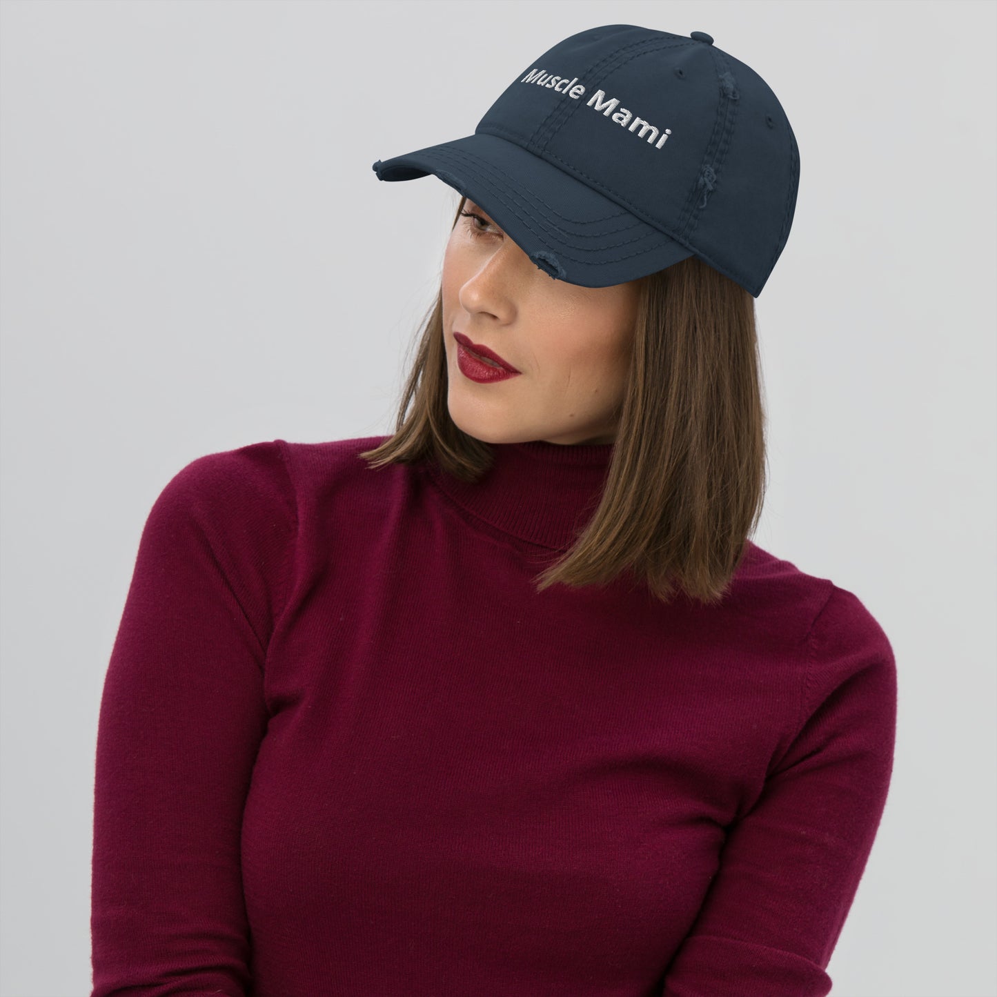 Muscle Mami - Distressed Dad Hat